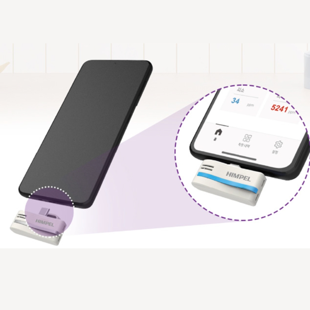 Kompaktní CO2 monitor s připojením USB-C Kompaktní CO2 monitor s připojením USB-C
