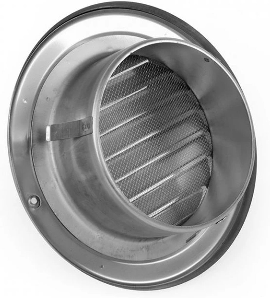 Fasádní nerezová větrací mřížka detail