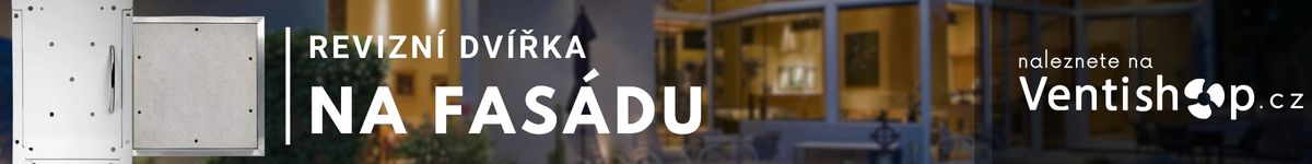 Revizní dvířka na fasádu