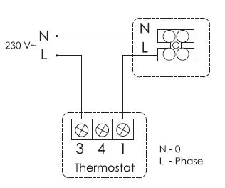 1. provozní režim termostatu