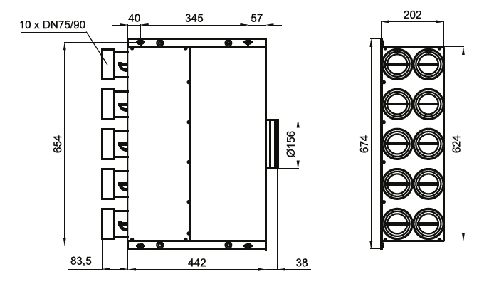 EDF-U-BOX-LOCK-160-10-rozmery