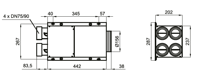 EDF-U-BOX-LOCK-160-4-rozmery