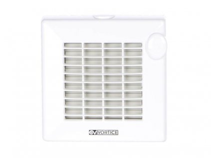 Vortice PUNTO M 100/4" AT Axiální ventilátor do koupelny s automatickou žaluziovou klapkou a časovým doběhem