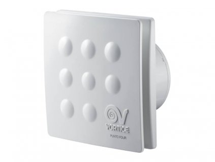 Vortice PUNTO FOUR MFO 100/4" T Axiální ventilátor do koupelny pro potrubí 100 mm s časovým doběhem