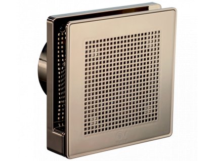 Vortice Punto Evo Gold ME 100/4" LL T tichý stěnový axiální ventilátor do koupelny s doběhem zlatý