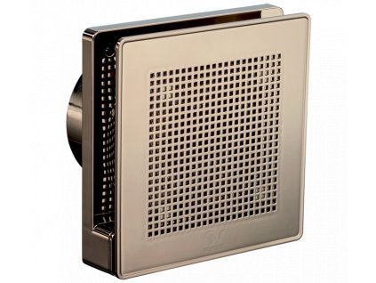 Vortice Punto Evo Gold ME 100/4" LL T tichý stěnový axiální ventilátor do koupelny s časovým doběhem - zlatá barva