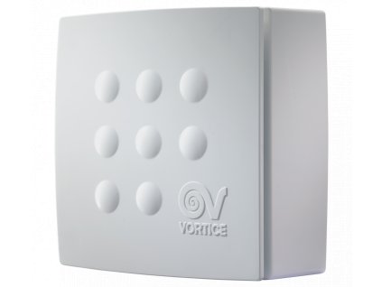 Vortice Quadro MEDIO T stěnový radiální ventilátor do koupelny s časovým doběhem