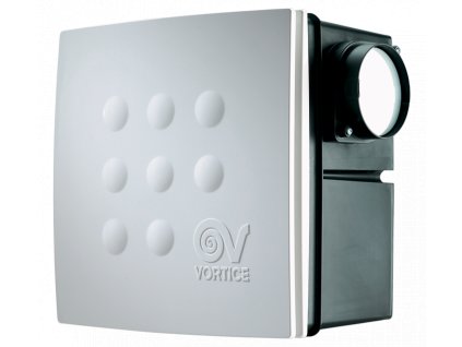 Vortice Quadro MEDIO I radiální ventilátor do koupelny k zabudování do podhledu