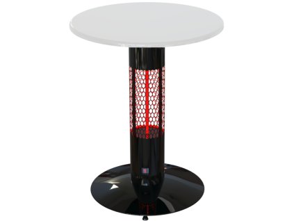 Odolný topný stůl s tepelným infrazářičem