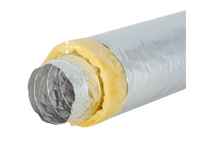 SonoDEC Original - ohebná hliníková hadice s akustickou izolací