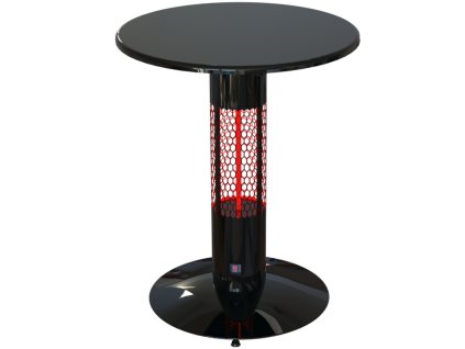 Odolný topný stůl s tepelným infrazářičem