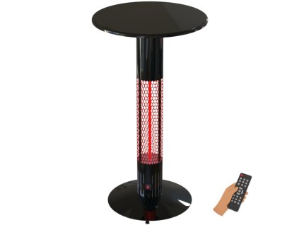 Odolný topný stůl s tepelným infrazářičem