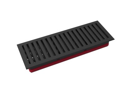 ARIA Flat mřížka pro odvod / přívod vzduchu, černá