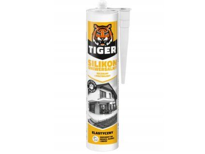 Silikon Tiger, těsnící silikon šedý 260 ml