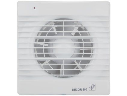 Malý bílý axiální ventilátor, bílý