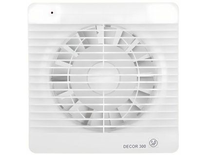 Malý bílý axiální ventilátor, bílý