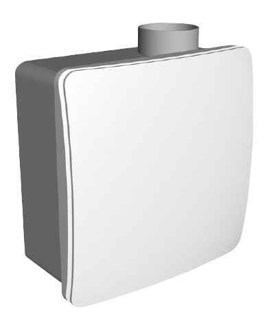 KN 2 UP 60 (ERKF) radiální ventilátor pro zapuštěnou montáž do stropu