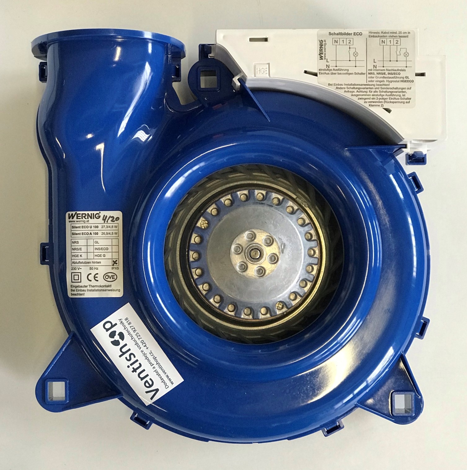 Wernig SILENT VE-ECO U 100 Z / A 100 motor do ventilátoru