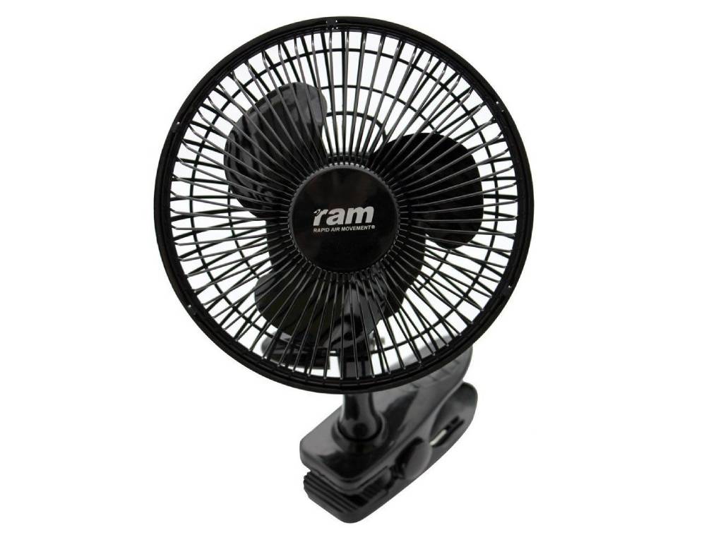 RAM ventilátor s klipsem 15cm