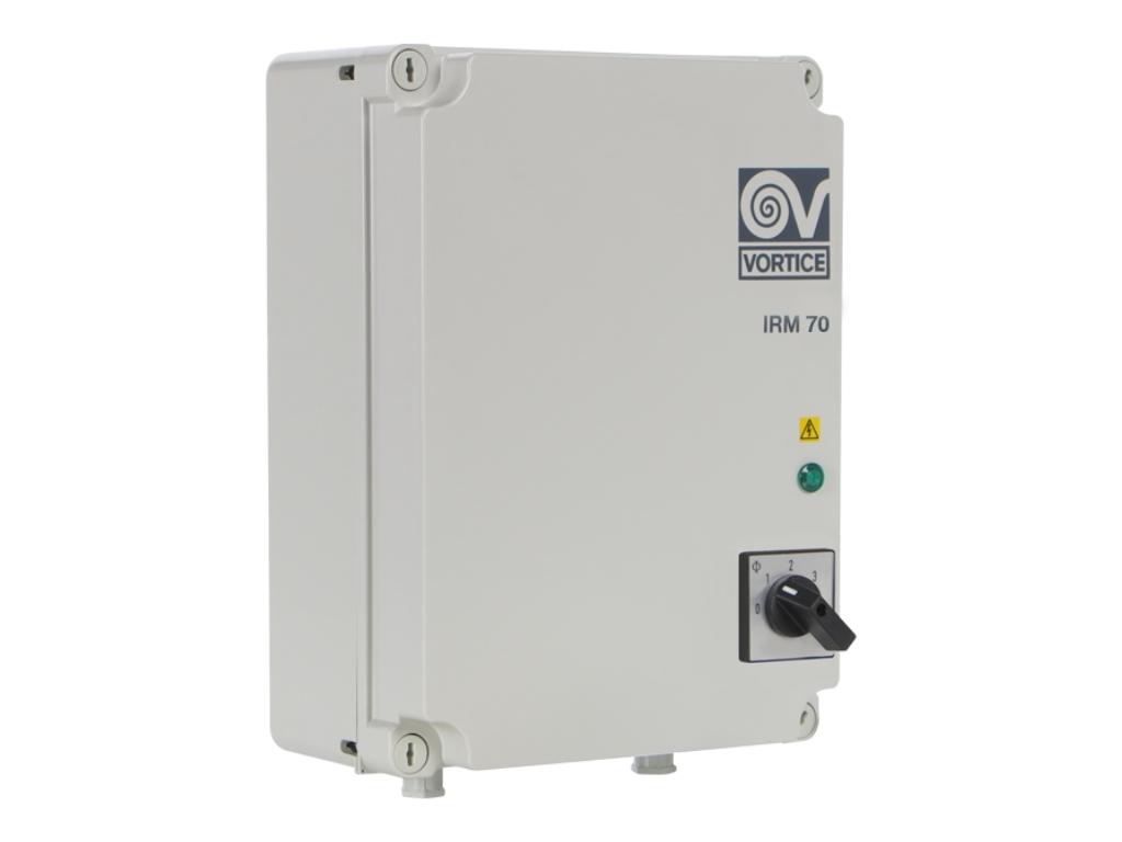 Vortice IRM 70 3-stupňový regulátor otáček pro jednofázové ventilátory 6,5A