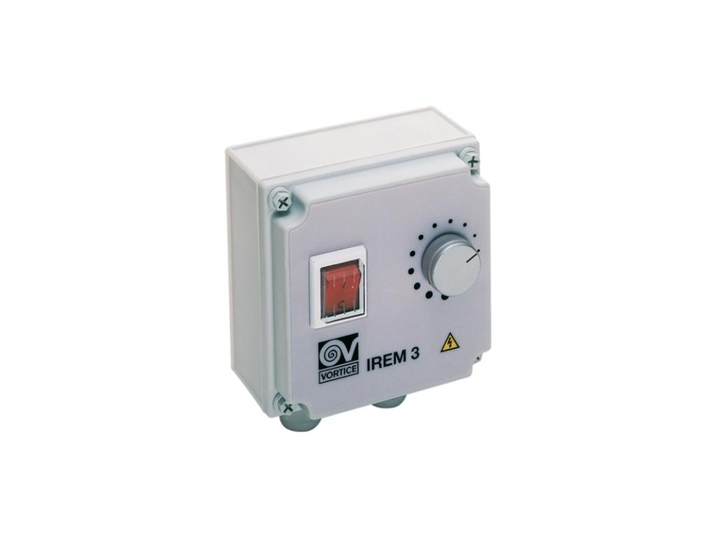 Vortice IREM 3 plynulý regulátor otáček pro jednofázové ventilátory 3A