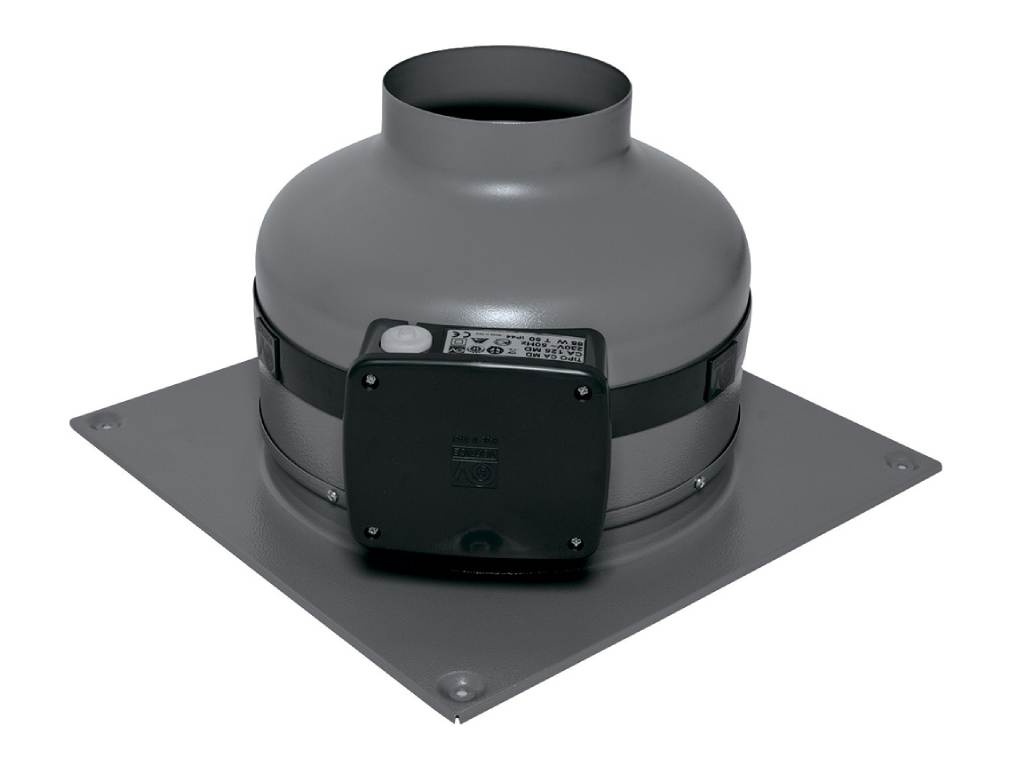 Vortice CA 100 MD E W radiální potrubní ventilátor s montáží na zeď