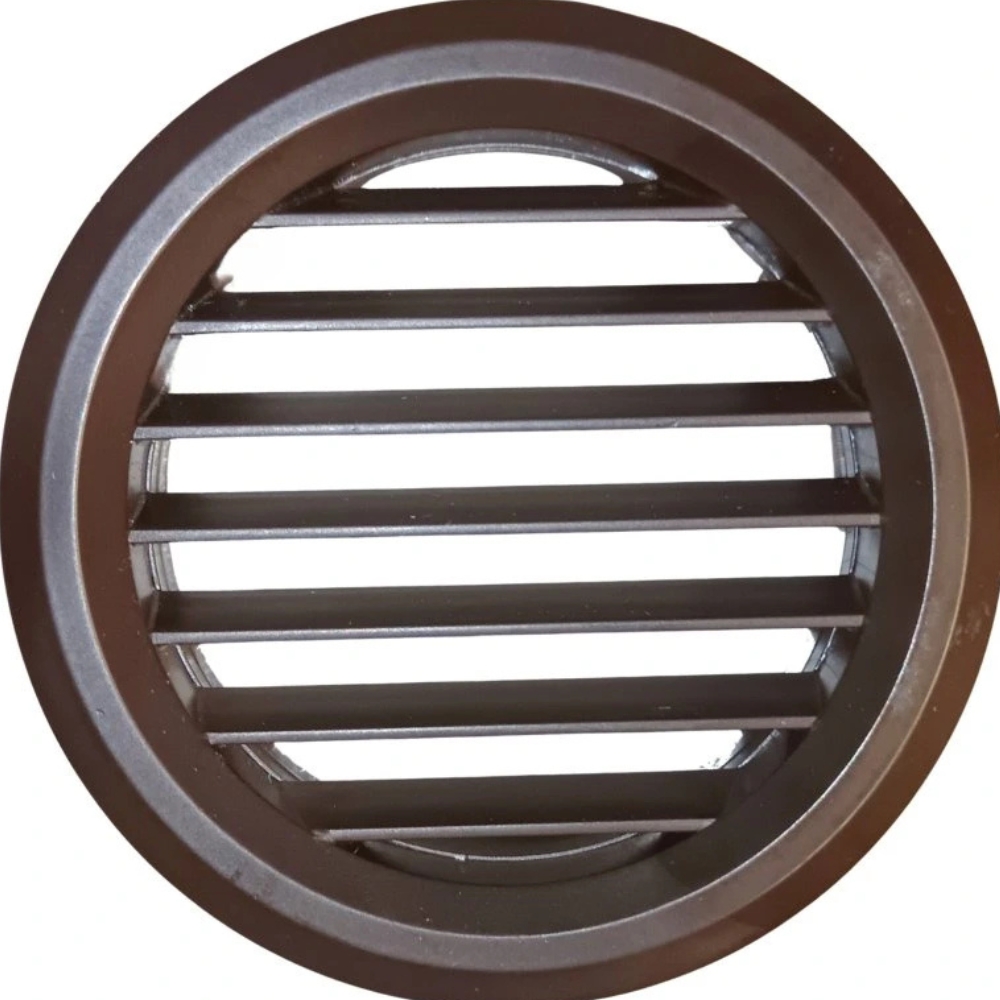 MV 50 bV kruhová větrací mřížka, hnědá