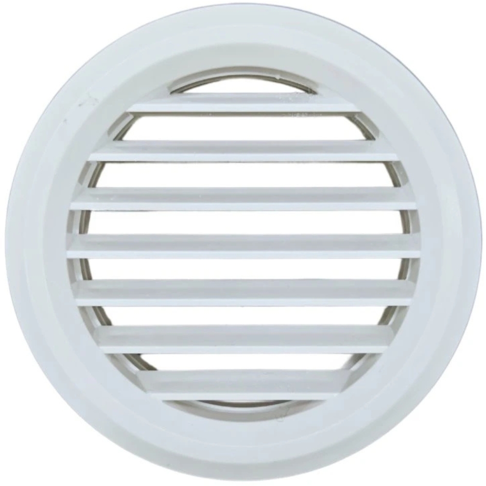 MV 50 bV kruhová větrací mřížka, bílá