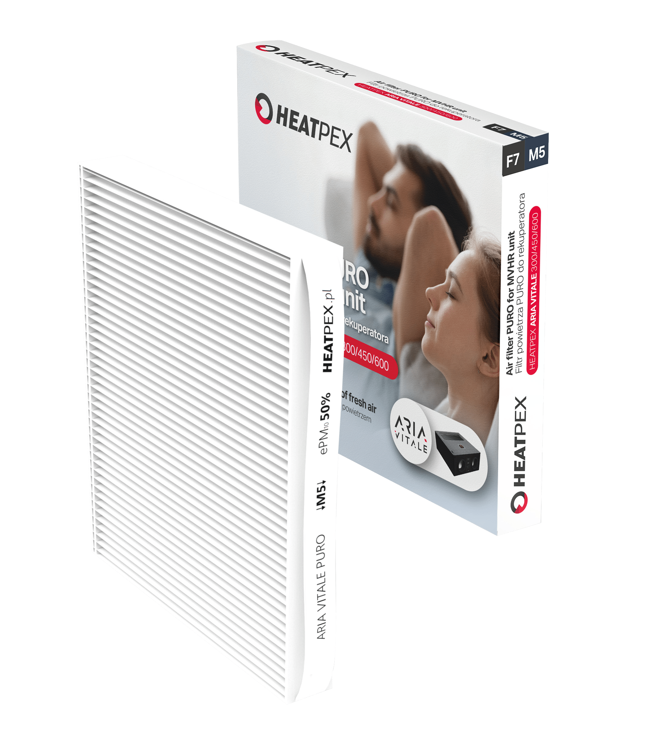 Aria Vitale Puro (M5) filtr pro odvod vzduchu ISO EPM10 50%