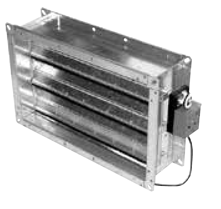 RK 280 SP-LM230A regulační a uzavírací klapky RK-SP se servopohony LM pro průmyslový větrací systém Alteko TERNO-S