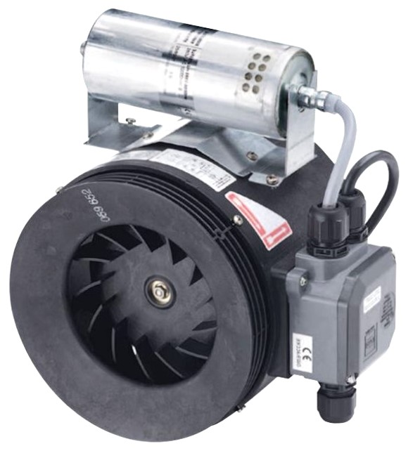 Maico ERM 25 E Ex e diagonální nevýbušný ventilátor do kruhového potrubí