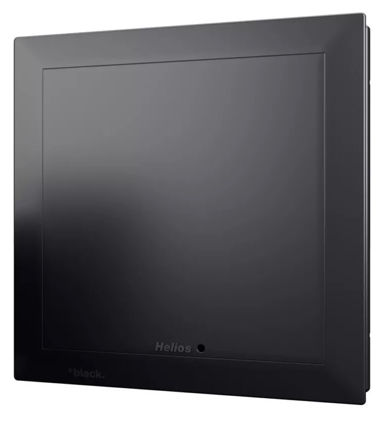Čelní kryt Helios ELS-FB BLACK pro ventilátor Helios ELS-V a ELS-VNC