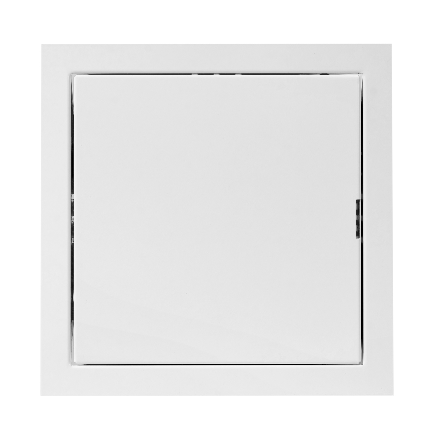 KRDLb 150x150 kovová revizní dvířka, bílá