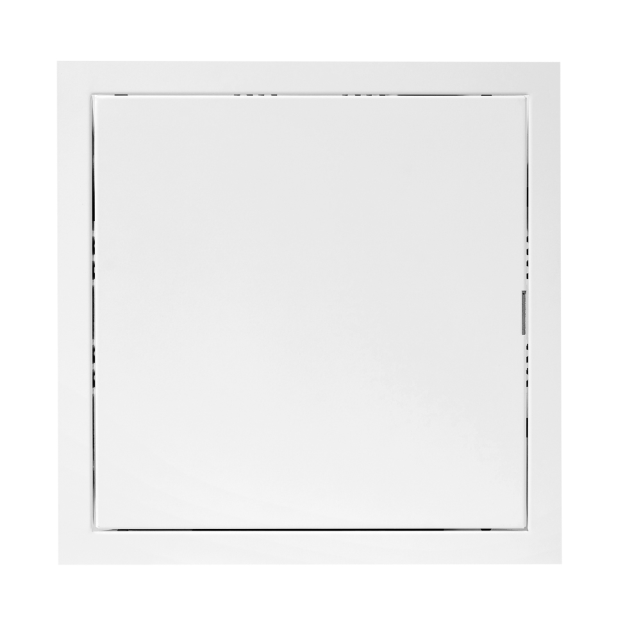 KRDLb 300x300 kovová revizní dvířka, bílá