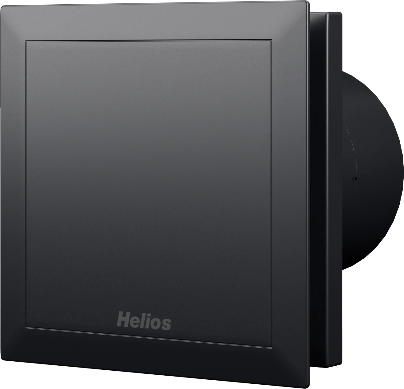 Helios MiniVent M1/100 F BLACK designový ventilátor s hygrostatem
