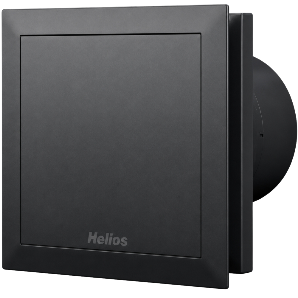 Helios MiniVent M1/100 P BLACK designový ventilátor s čidlem pohybu