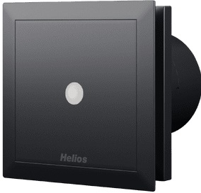 Helios MiniVent M1/100 P BLACK designový ventilátor s čidlem pohybu