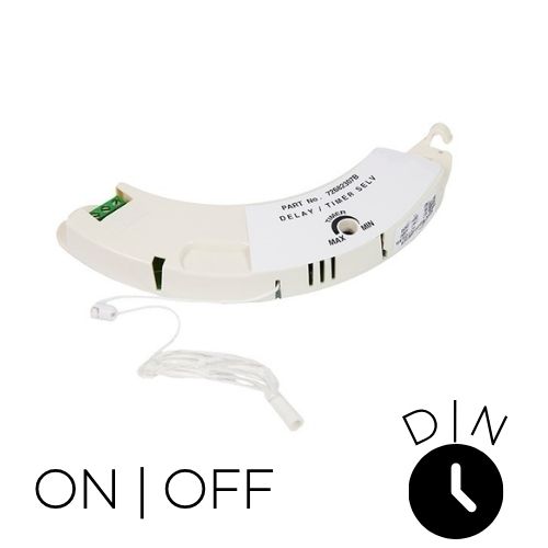 iCON DTS SELV (12 V), časový náběh + doběh + tahový on/off vypínač - ovládací modul k ventilátoru AirFlow iCON 12 V