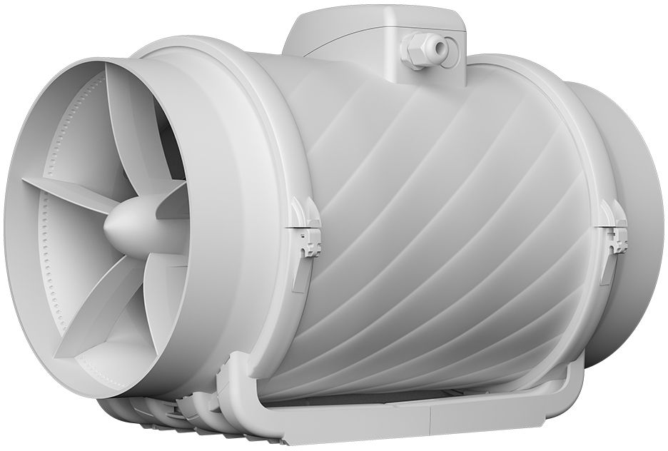 CECYL 200 vysokotlaký ventilátor do kruhového potrubí