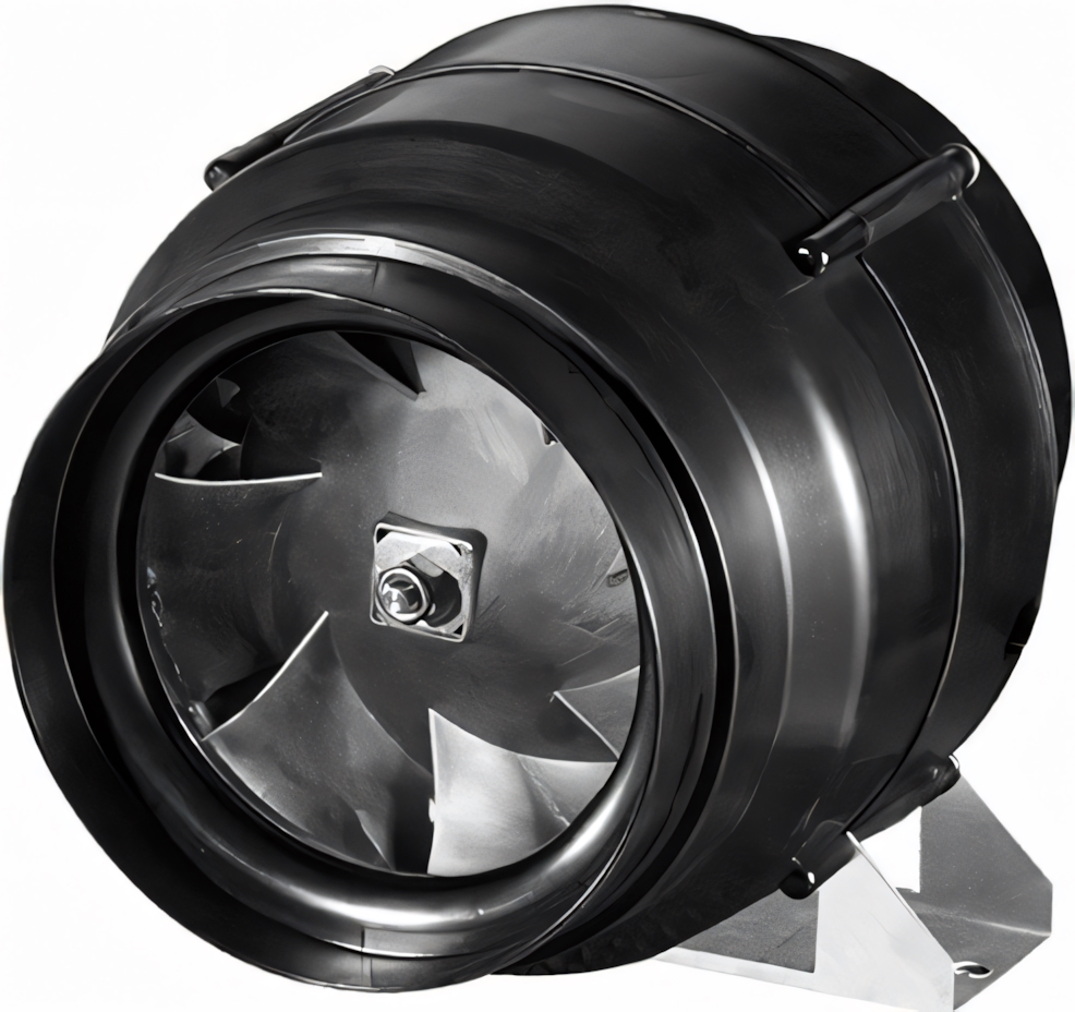 Etaline 125/360 - výkonný diagonální potrubní ventilátor