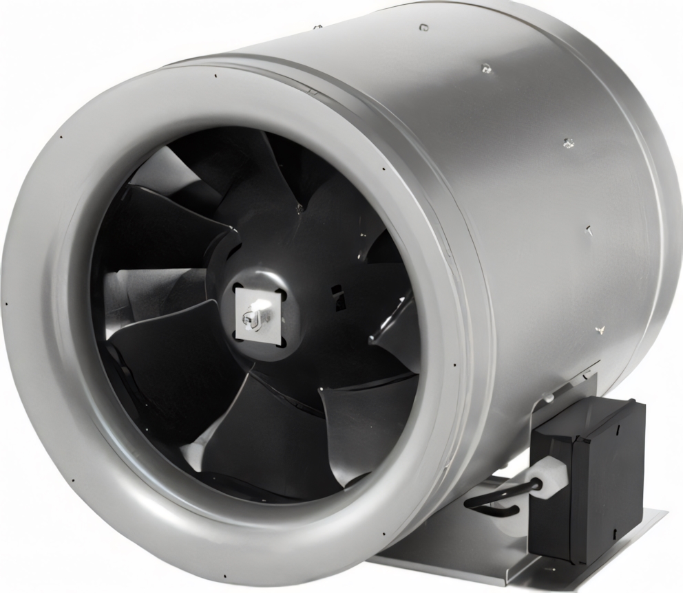 Etaline 355/5000 - výkonný diagonální potrubní ventilátor