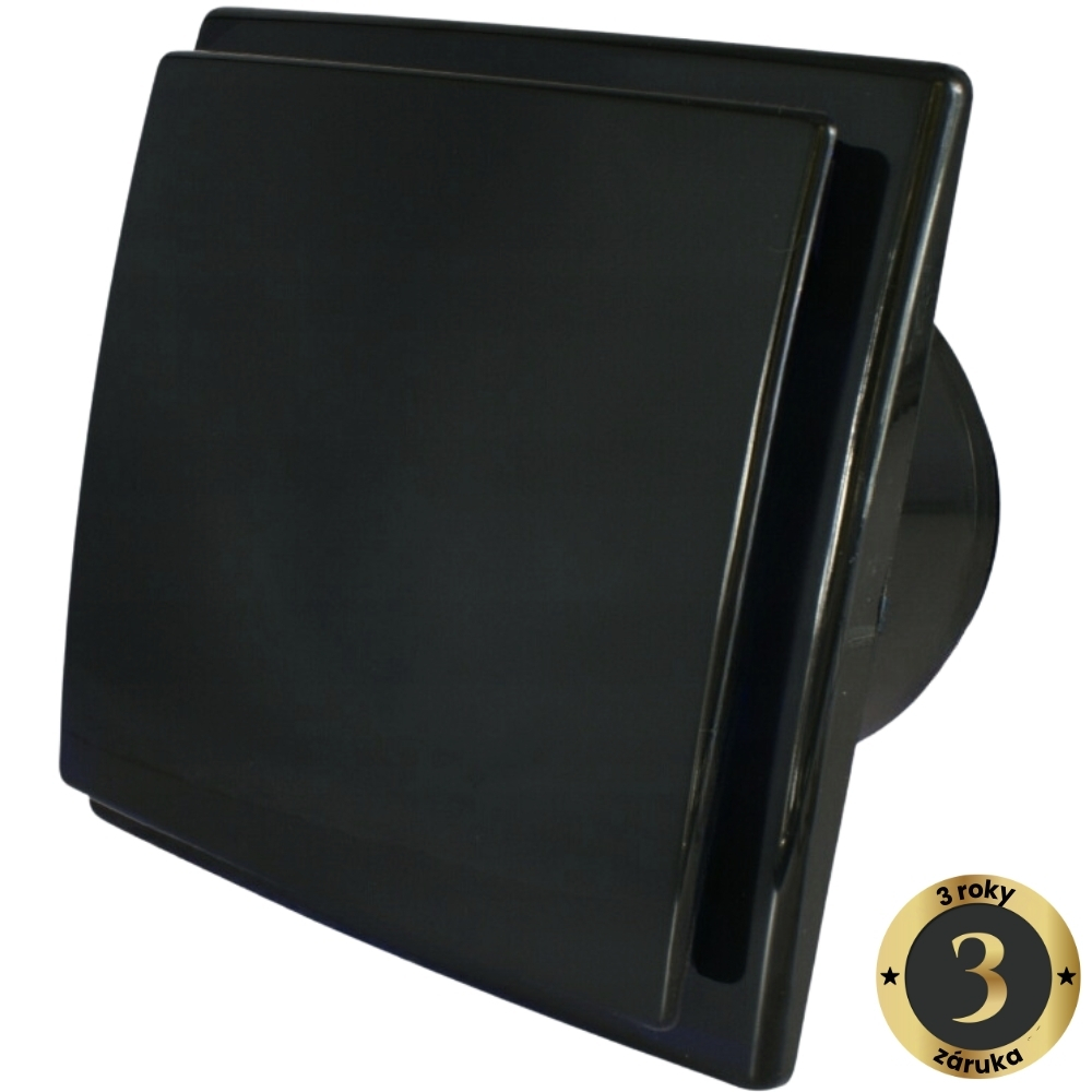 OK100-B tichý axiální koupelnový ventilátor, černý