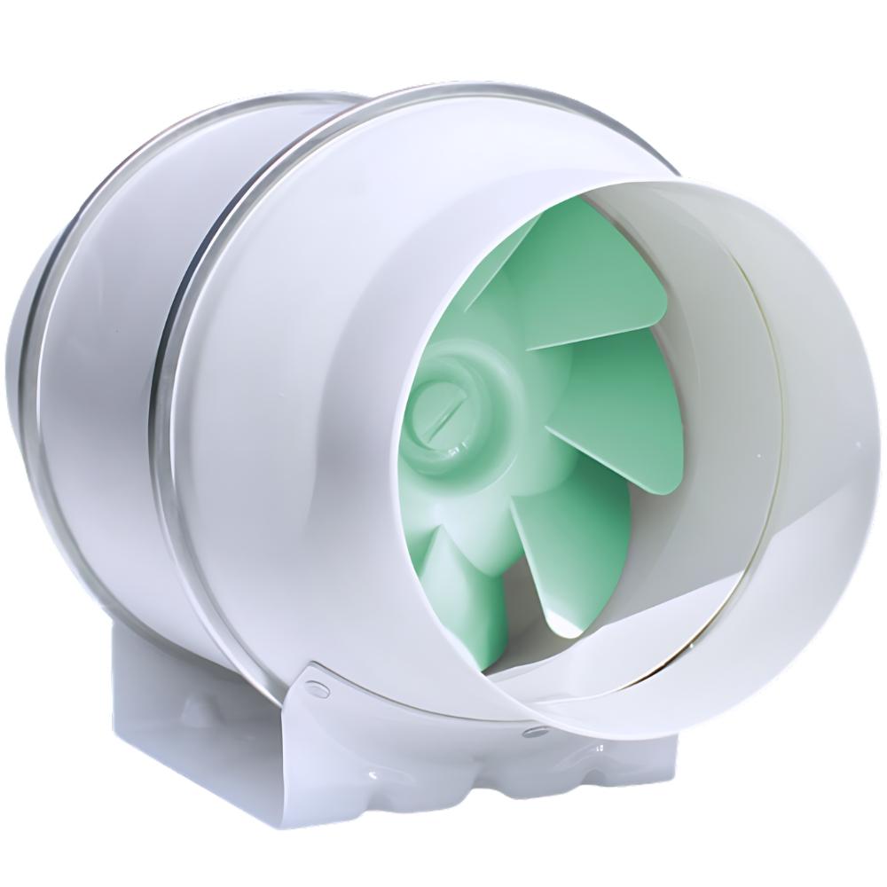 ICM-125/290 M výkonný diagonální potrubní ventilátor