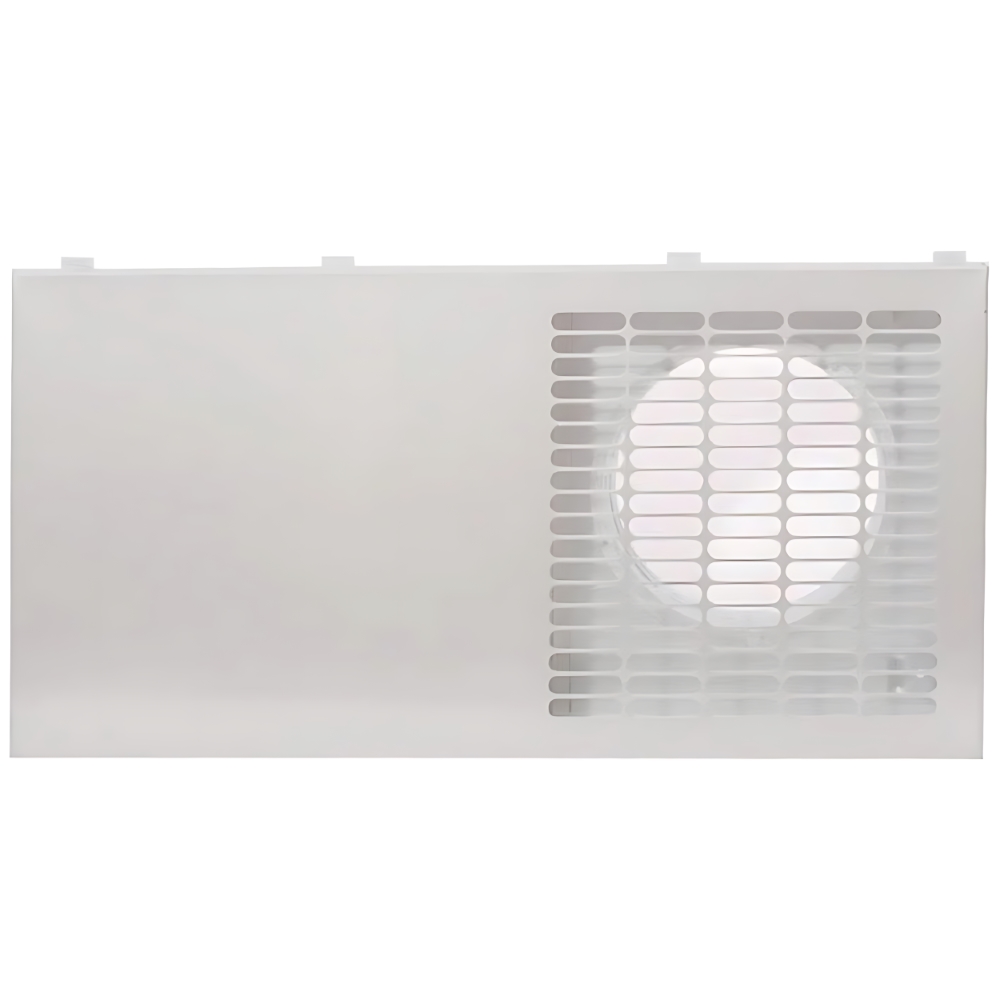 KOMPLETBOX sdružená větrací mřížka vodorovná 2x160 mm, bílá