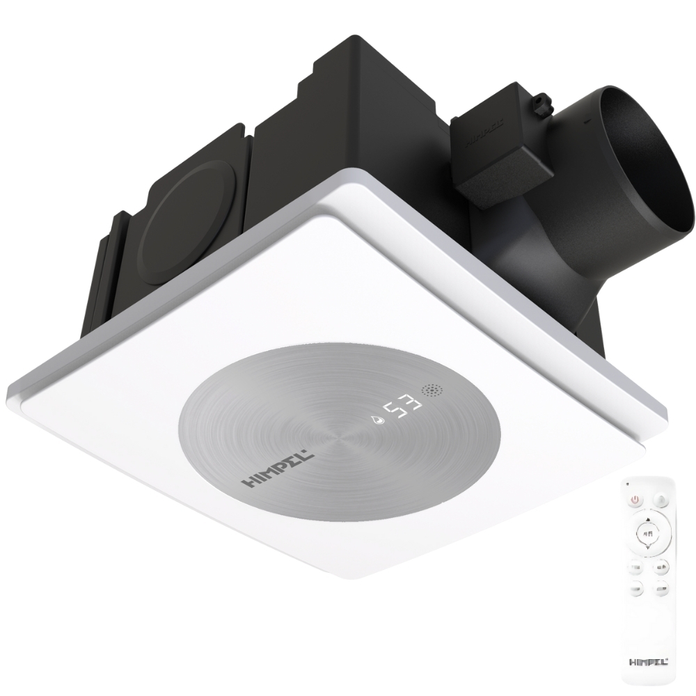Zeroc P tichý radiální ventilátor s regulátorem průtoku a dálkovým ovládáním