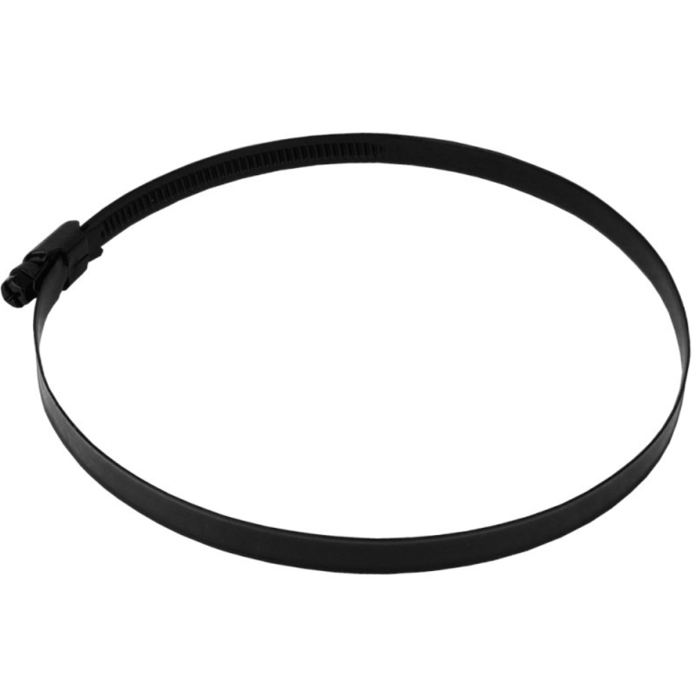 OSJD 100 stahovací pásek / spona na potrubí ⌀ 100 mm, černý