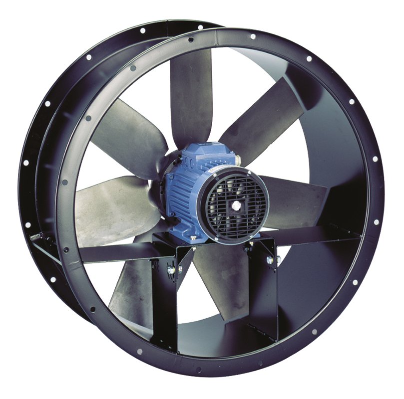TCBT/4-710 H průmyslový třífázový potrubní axiální ventilátor