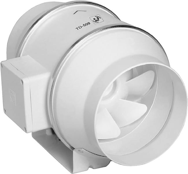 Soler & Palau TD 500/150 T 3V tříotáčkový ventilátor do kruhového potrubí s časovým doběhem
