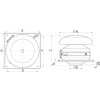 Vortice CA 150 MD E RF radiální potrubní ventilátor s montáží na střechu