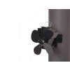 FLAMINGO čtyřlopatkový magnetický ventilátor na kouřovod černý
